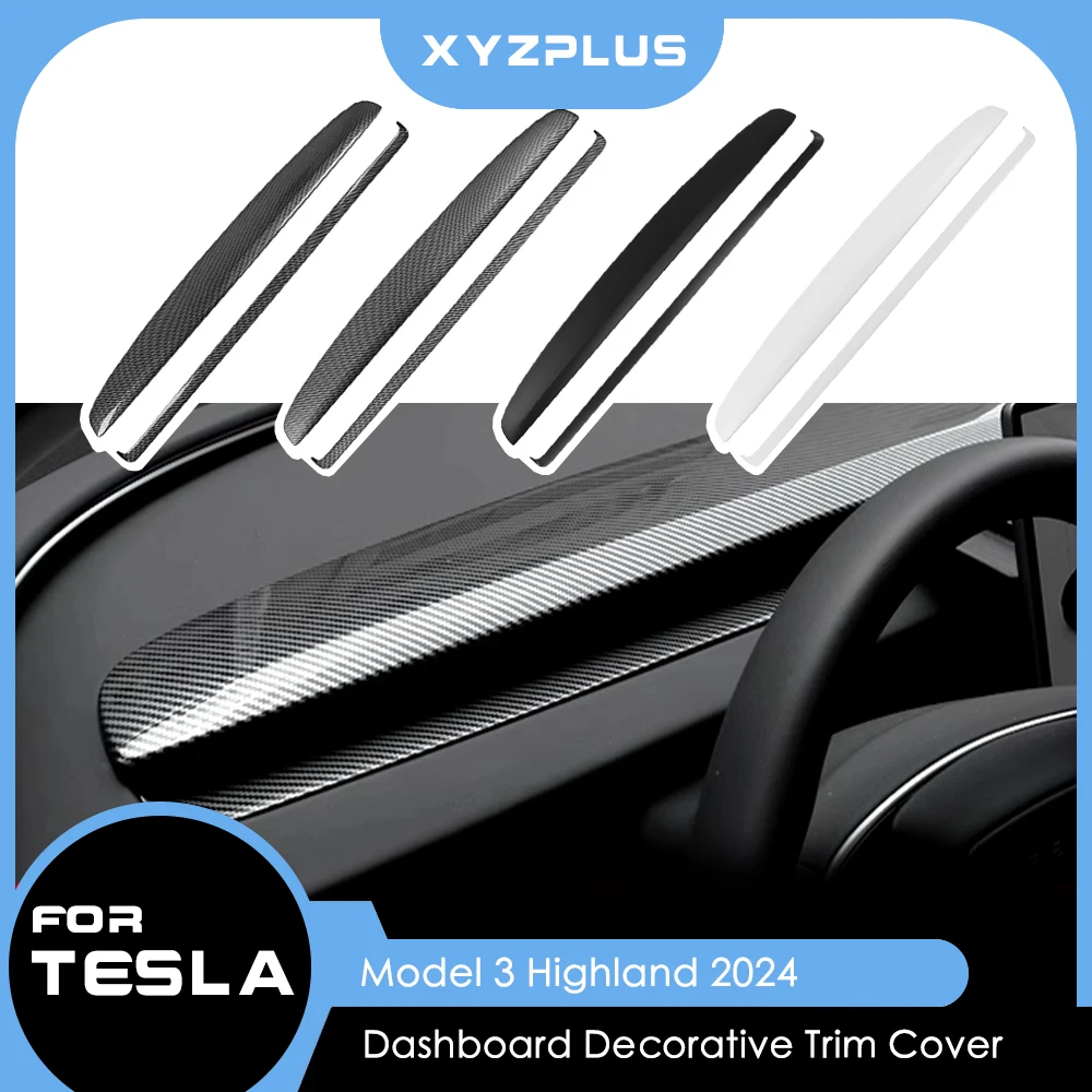 For Tesla Model 3 Highland 2024 2025 Dashboard Cover ABS Carbon Fiber Center Console Instrument Trim Model3 Highland Accessories
For Tesla Model 3 Highland 2024 2025 Dashboard Cover ABS Carbon Fiber Center Console Instrument Trim Model3 Highland Accessories
