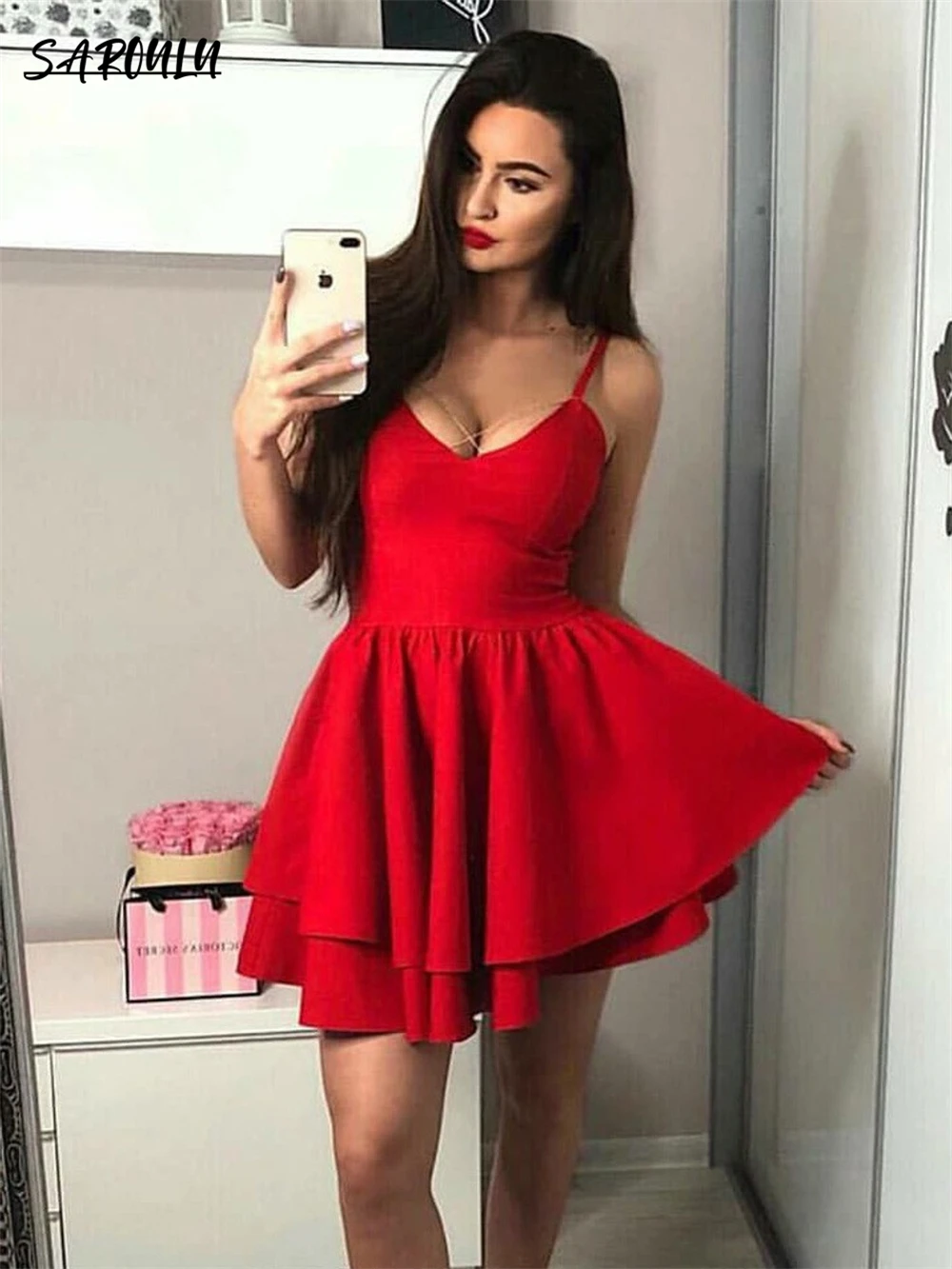 Sexy Above Knee Spaghetti Straps Homecoming Dress Beach A-line Strapless Cocktail Party Gown Simple Vestidos De Novia
Sexy Above Knee Spaghetti Straps Homecoming Dress Beach A-line Strapless Cocktail Party Gown Simple Vestidos De Novia