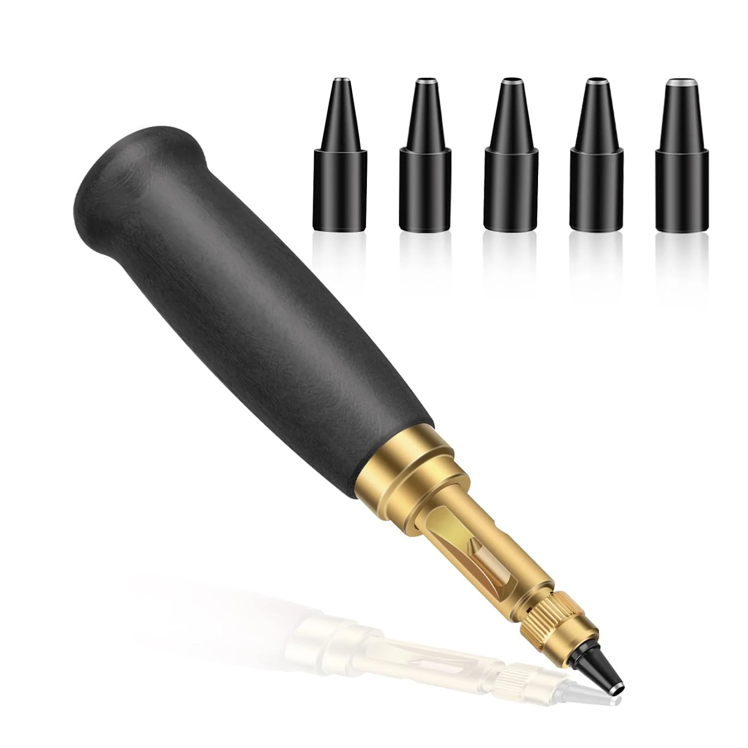 Versatile, Durable, and Convenient Automatic Hole Punch with Wooden Handle - Precision Crafting Tool for Multifunctional Use. In
Versatile, Durable, and Convenient Automatic Hole Punch with Wooden Handle - Precision Crafting Tool for Multifunctional Use. In