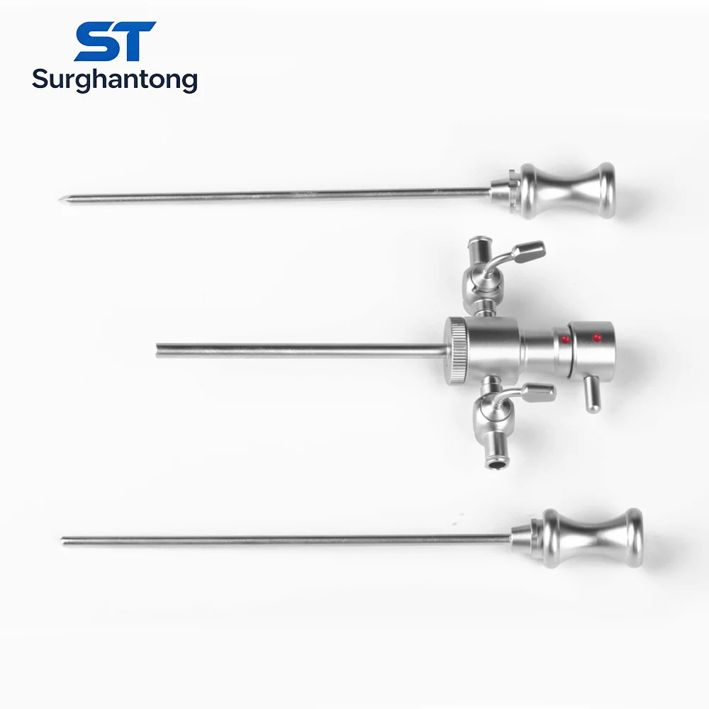 Medical Rigid Arthroscope Endoscope and Sheath Obturator Trocar Sets Examination Surgery Veterinary Arthroscopy
Medical Rigid Arthroscope Endoscope and Sheath Obturator Trocar Sets Examination Surgery Veterinary Arthroscopy