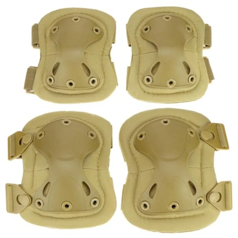 Tactical Combat Knee and Elbow Protective Pads Sets for Outdoor Paintball Game Cycling Skateboarding
Tactical Combat Knee and Elbow Protective Pads Sets for Outdoor Paintball Game Cycling Skateboarding