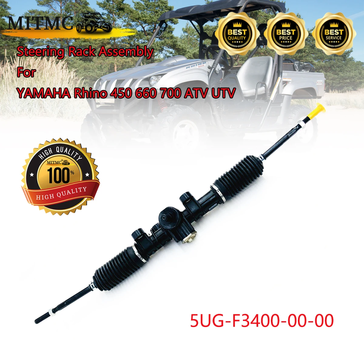 MITMC Steering Rack Assembly For 2004-2013 YMH Rhino 450 660 700 5UG-F3400-00-00 5B4-23841-00-00
MITMC Steering Rack Assembly For 2004-2013 YMH Rhino 450 660 700 5UG-F3400-00-00 5B4-23841-00-00