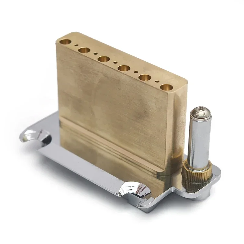 Guitar Tremolo Bridge 83.5x40.5 String Sapceing 54.5MM(5x10.9MM) Brass Block Cambered Surface Saddle Chrome
Guitar Tremolo Bridge 83.5x40.5 String Sapceing 54.5MM(5x10.9MM) Brass Block Cambered Surface Saddle Chrome