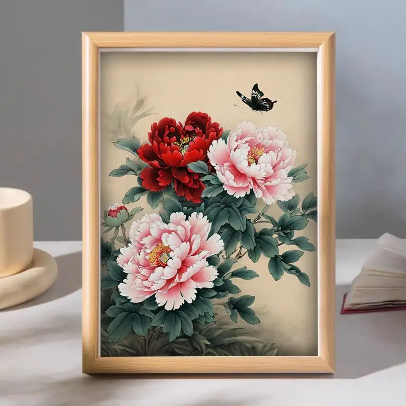Home Decor Oriental Peony Wall Art Frame Bedroom Decorative Standing Picture Frame Best Friend Gift Rectangular Glass Frame
Home Decor Oriental Peony Wall Art Frame Bedroom Decorative Standing Picture Frame Best Friend Gift Rectangular Glass Frame