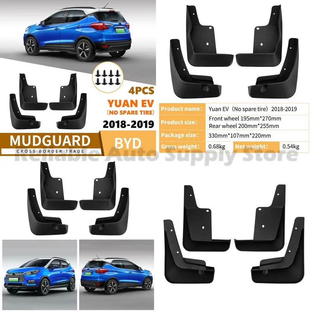 For BYD Yuan EV 2018-2019 Mud Flaps Without Spare Tire High Quality Auto Accessories Premium Protection Durable Design Perfect F
For BYD Yuan EV 2018-2019 Mud Flaps Without Spare Tire High Quality Auto Accessories Premium Protection Durable Design Perfect F