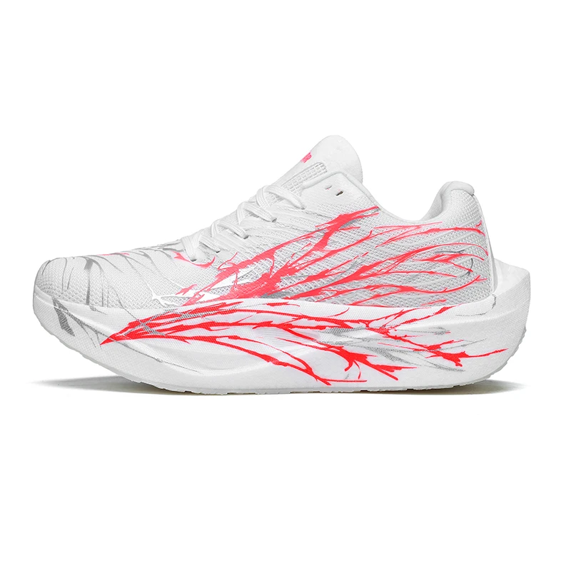 Men's Carbon Plate Running Shoes Lightweight Breathable Mesh Cushioned Non-Slip Sole White Red Flame for Training Racing
Men's Carbon Plate Running Shoes Lightweight Breathable Mesh Cushioned Non-Slip Sole White Red Flame for Training Racing