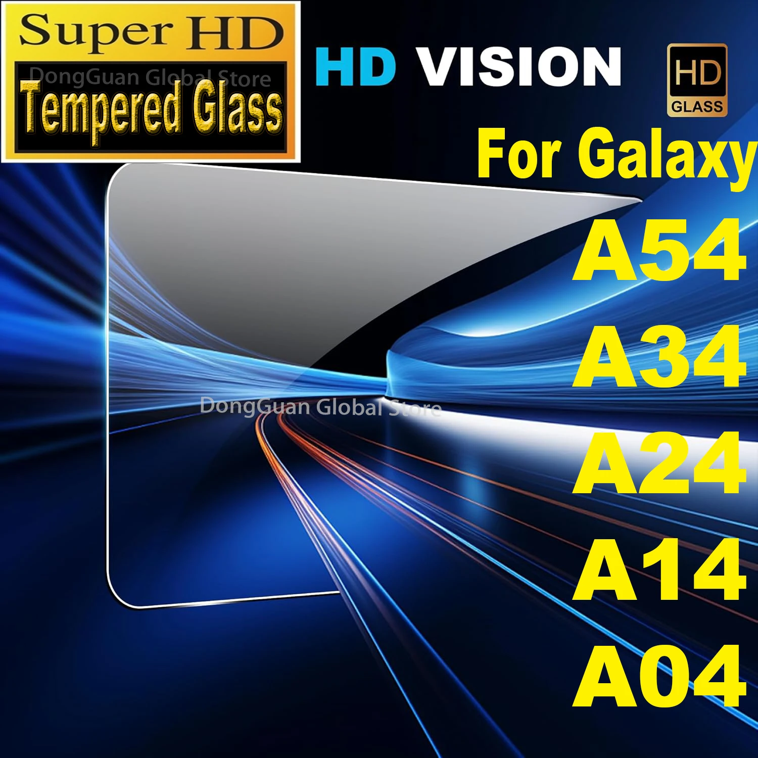 Super-HD Tempered Glass For Samsung Galaxy A54 A34 A24 A14 A04 A04s A04e Screen Protector Glass Film
Super-HD Tempered Glass For Samsung Galaxy A54 A34 A24 A14 A04 A04s A04e Screen Protector Glass Film