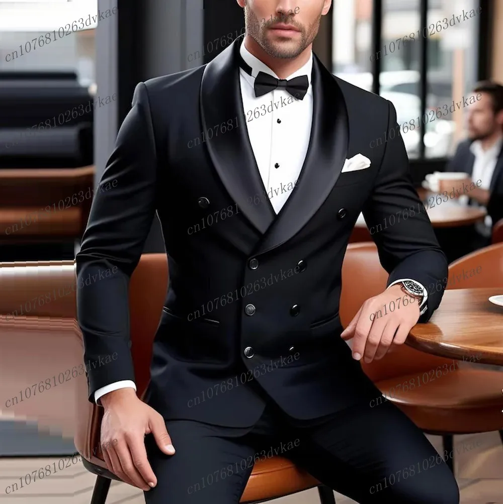 New Black Business Men Suit Wedding Party Prom Groom Groomsman Formal Occasions Tuxedos 2 Piece Set Blazer Pants
New Black Business Men Suit Wedding Party Prom Groom Groomsman Formal Occasions Tuxedos 2 Piece Set Blazer Pants