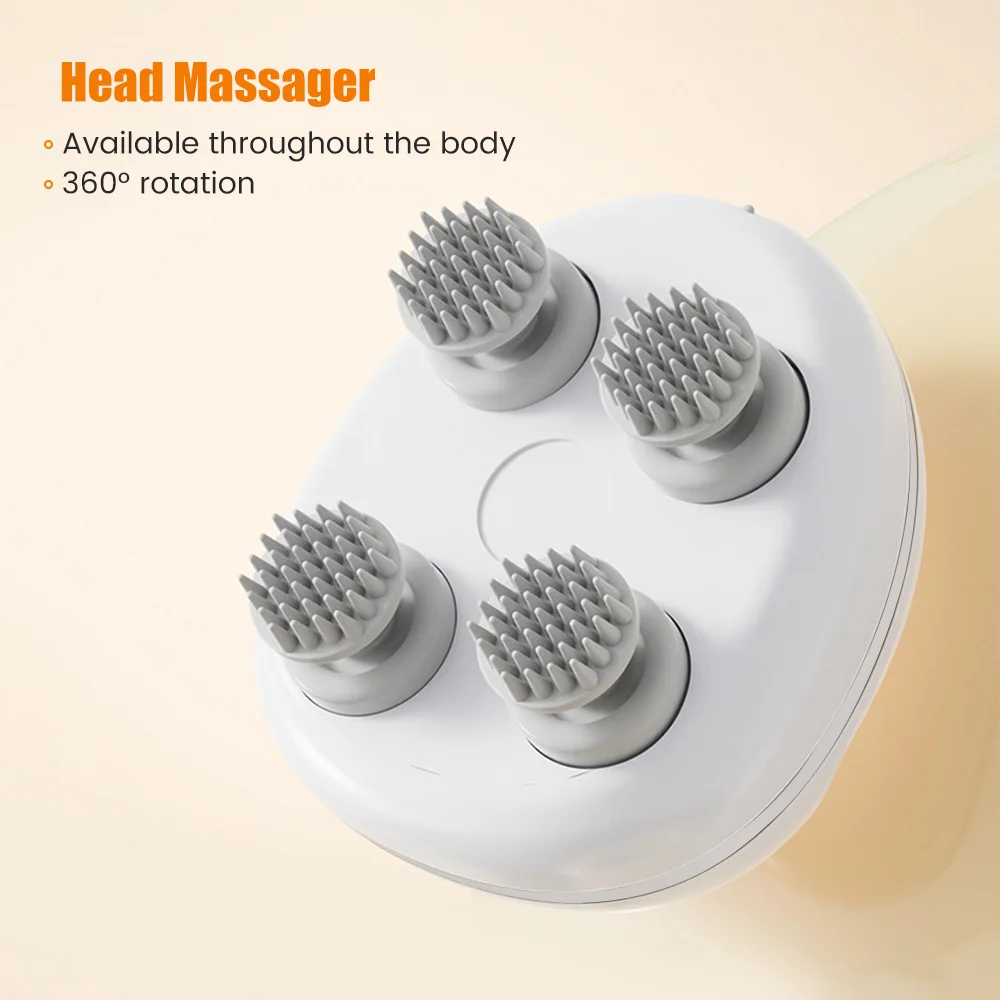 Electric Head Massager, Scalp Massager, Household Pet, Full Body Cat, Kneading Meridian Therapy Device Body Relax Health Care
Electric Head Massager, Scalp Massager, Household Pet, Full Body Cat, Kneading Meridian Therapy Device Body Relax Health Care