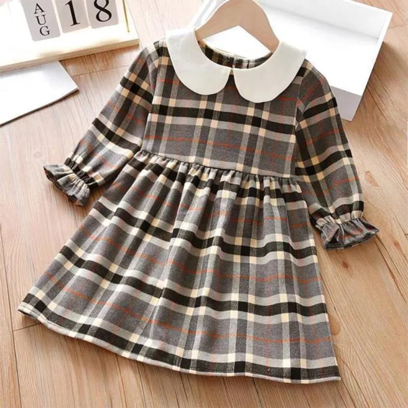 New Arrival Baby Girls' Korean Style Stylish Plaid Princess Dresses - Spring Autumn Dresses for 4-12 Years Old
New Arrival Baby Girls' Korean Style Stylish Plaid Princess Dresses - Spring Autumn Dresses for 4-12 Years Old
