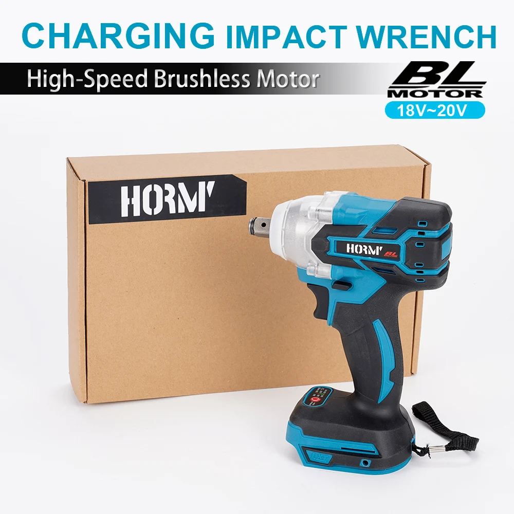 18V 520Nm Brushless Cordless Electric Impact Wrench Rechargeable 1/2 Wrench For Makita 18V Battery+Wrench Socket+3000mAh Battery
18V 520Nm Brushless Cordless Electric Impact Wrench Rechargeable 1/2 Wrench For Makita 18V Battery+Wrench Socket+3000mAh Battery