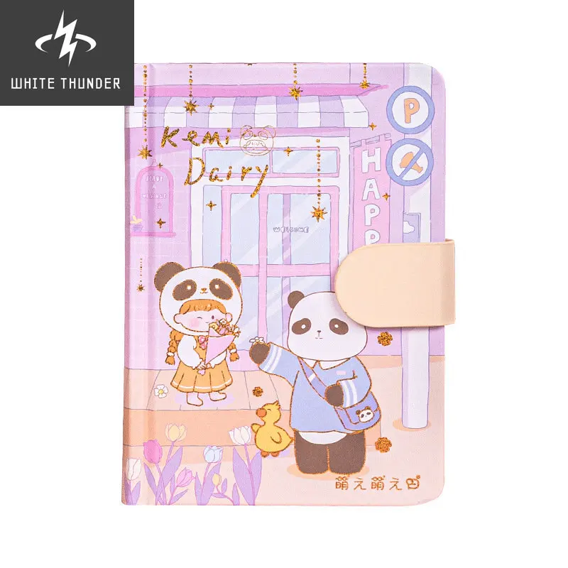 64K Kawaii Cartoon Panda Notebook Children Cute Soft Leather Diary Planner Kids Student Agenda Notepad Book School Stationery
64K Kawaii Cartoon Panda Notebook Children Cute Soft Leather Diary Planner Kids Student Agenda Notepad Book School Stationery