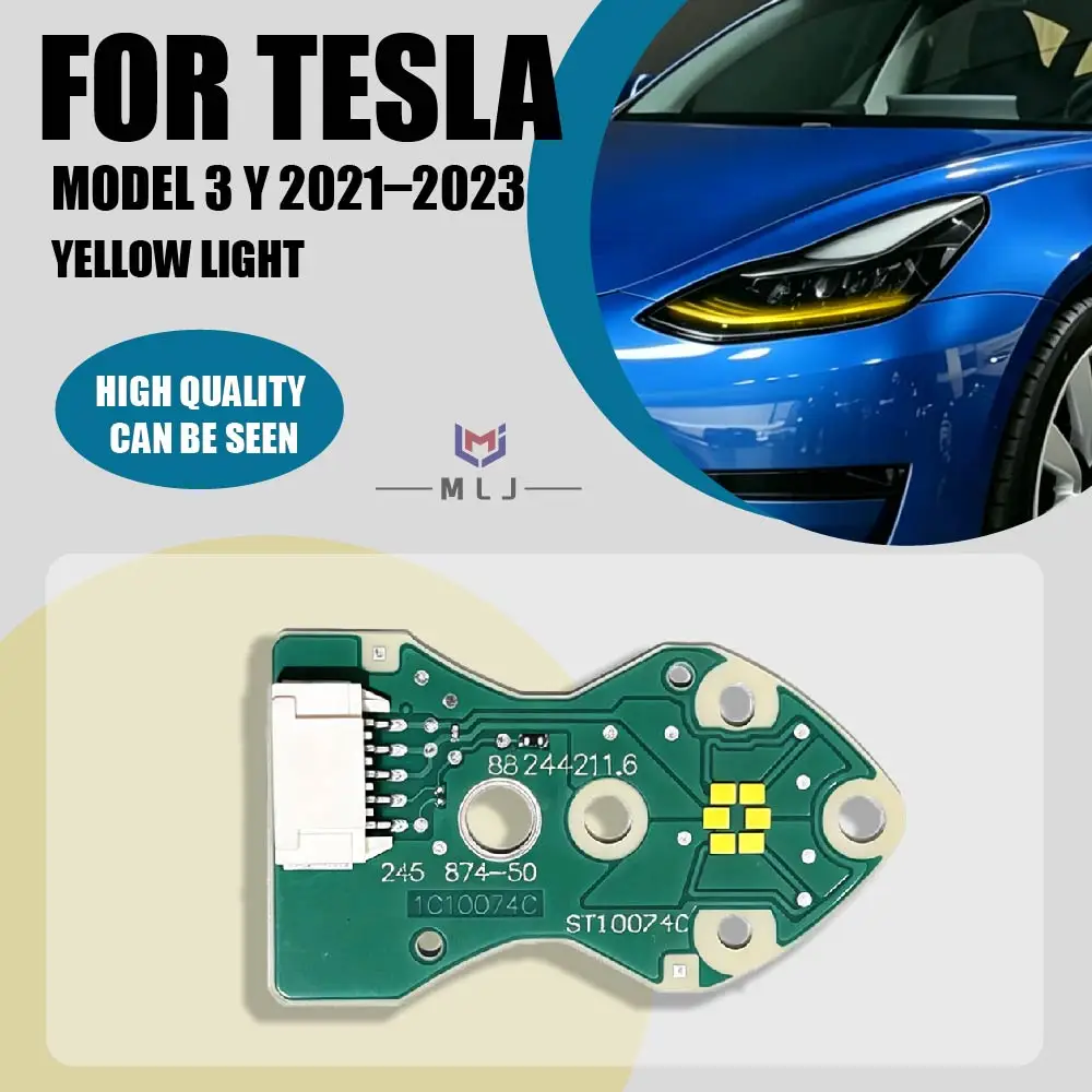 Новые желтые светодиодные модули DRL (ангельские глазки) для Tesla Model 3 Model Y 2021-2023: Запасные части и аксессуары для автомобиля
Новые желтые светодиодные модули DRL (ангельские глазки) для Tesla Model 3 Model Y 2021-2023: Запасные части и аксессуары для автомобиля