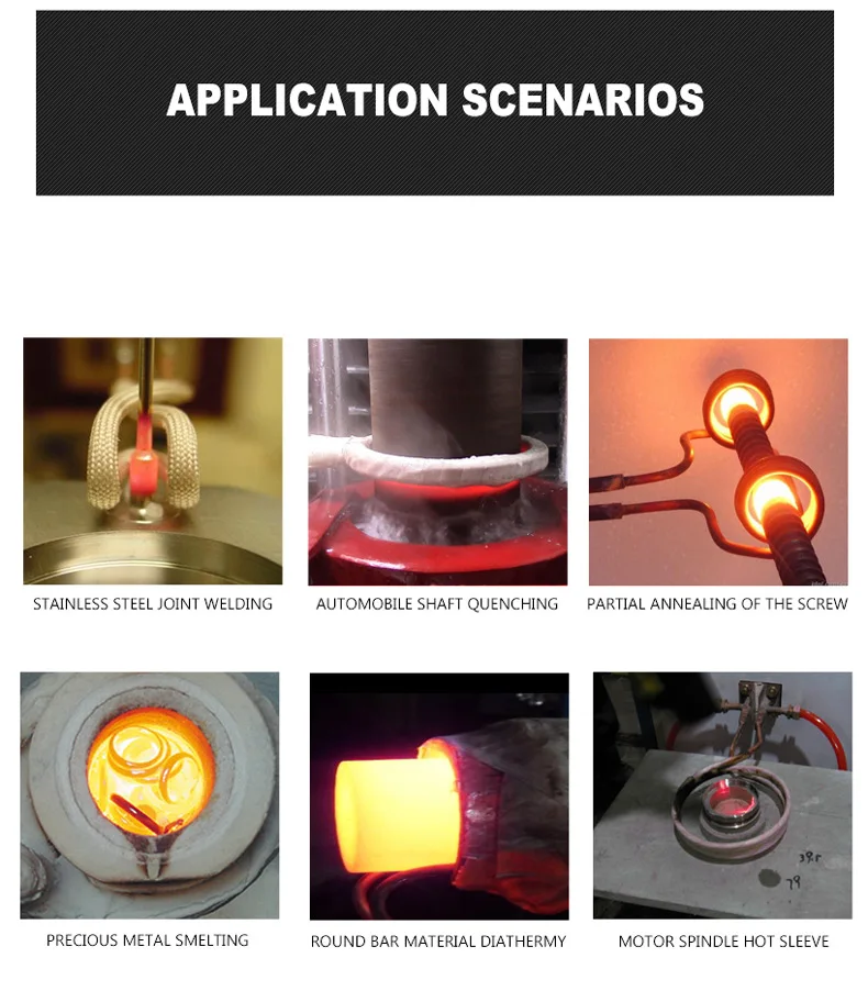 45KW 380V High frequency induction heater Quenching and annealing equipment welding machine Metal melting furnace
45KW 380V High frequency induction heater Quenching and annealing equipment welding machine Metal melting furnace