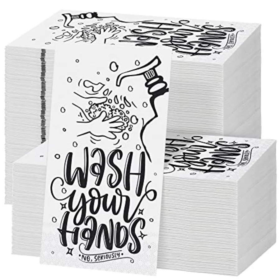 150 Pack Disposable Bathroom Napkins Wash Your Hands Paper Napkins Bathroom Etiquette Guest Dinner Napkins Decorative Paper Han
150 Pack Disposable Bathroom Napkins Wash Your Hands Paper Napkins Bathroom Etiquette Guest Dinner Napkins Decorative Paper Han