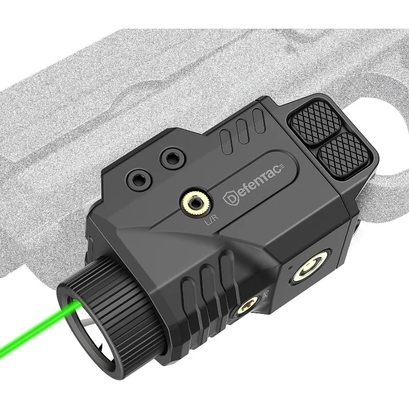 DEFENTAC 800lm Pistol Light and Green Laser Sight Combo for Guns, Tactical Flashlight White LED and Green Beam Combo
DEFENTAC 800lm Pistol Light and Green Laser Sight Combo for Guns, Tactical Flashlight White LED and Green Beam Combo