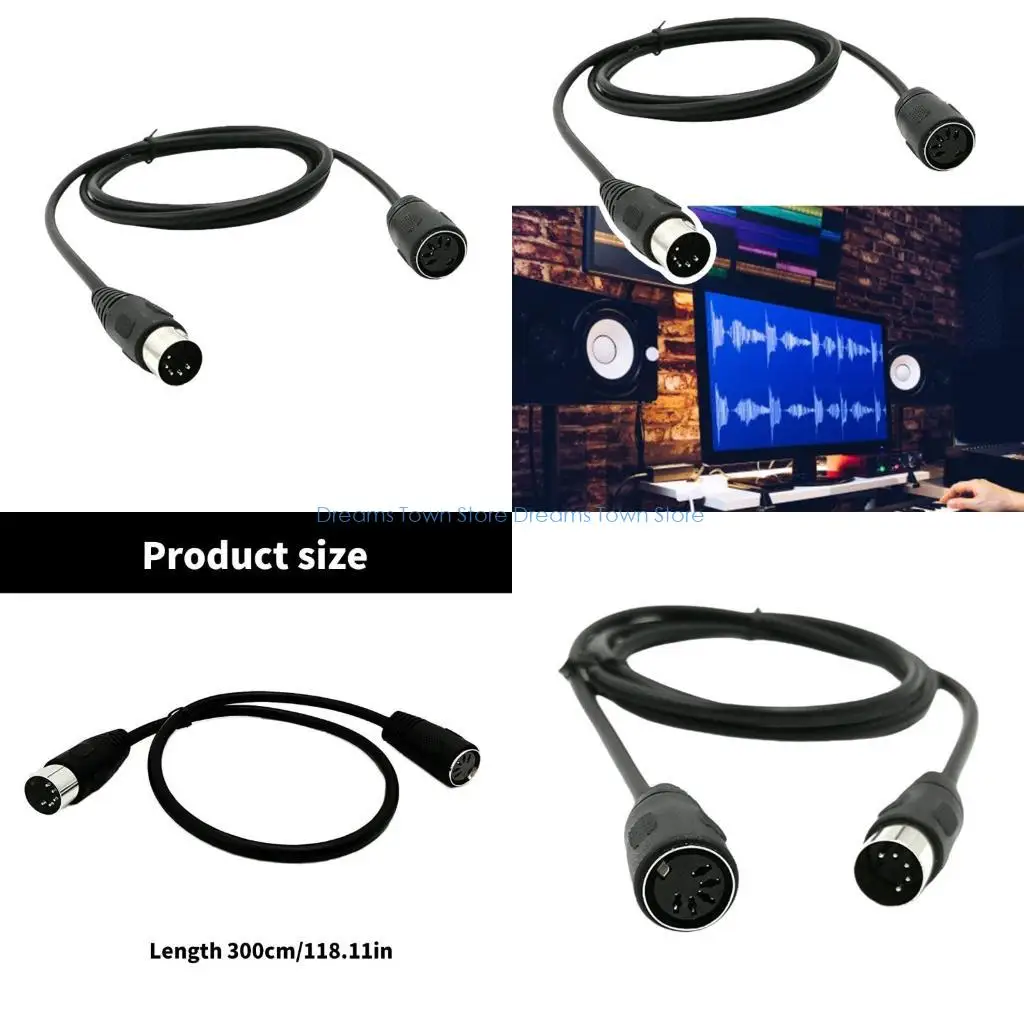 HX6A 5PIN DIN MIDICABLE MIDI5PIN DIN MALE -SABLE CABLE для электронного барабана
HX6A 5PIN DIN MIDICABLE MIDI5PIN DIN MALE -SABLE CABLE для электронного барабана