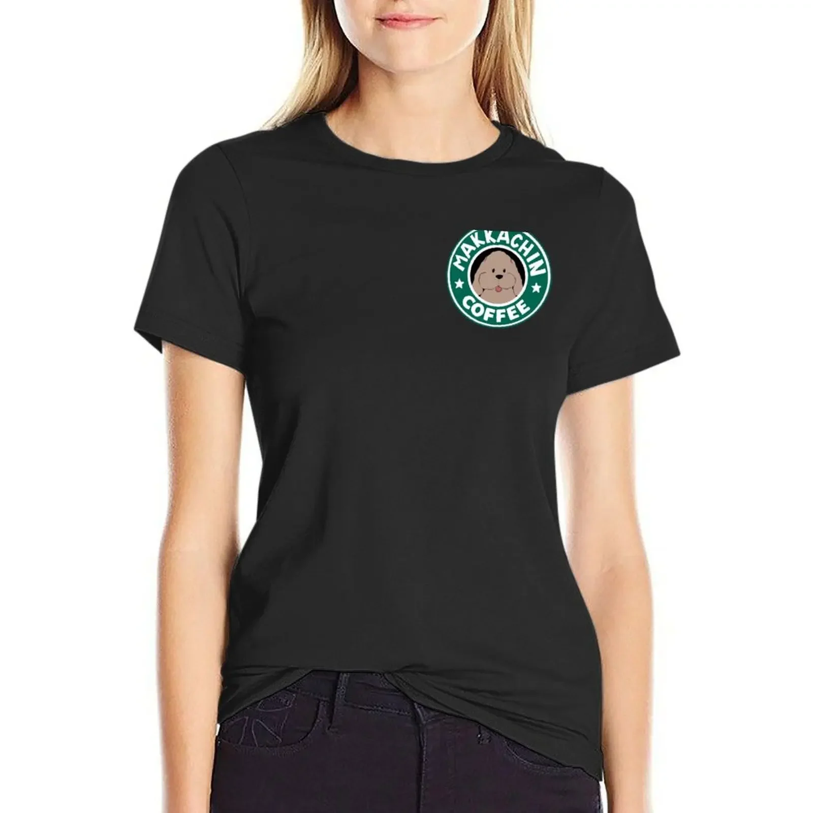 Makkachin Coffee T-Shirt Female clothing oversized shirts graphic tees workout shirts for Women loose fit
Makkachin Coffee T-Shirt Female clothing oversized shirts graphic tees workout shirts for Women loose fit