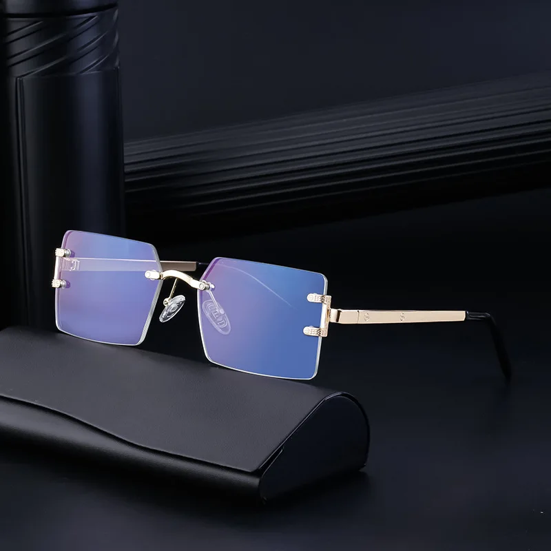New Rimless Rectangle Sunglasses Vintage Metal Leopard Sunglasses Fashion Frameless Tinted Glasses Shades Women Men Sunglasses
New Rimless Rectangle Sunglasses Vintage Metal Leopard Sunglasses Fashion Frameless Tinted Glasses Shades Women Men Sunglasses