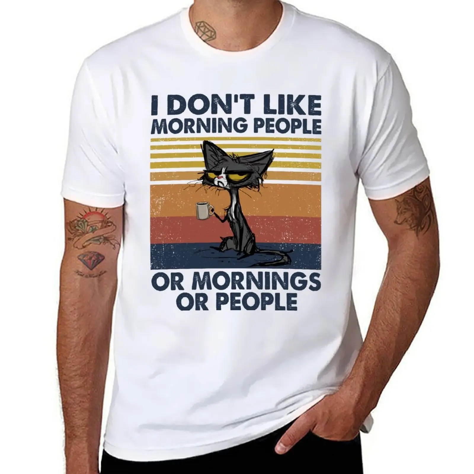 Cat Coffee I Don't Like Morning People or Mornings or People T-Shirt t shirt personalised man tshirt T-Shirt
Cat Coffee I Don't Like Morning People or Mornings or People T-Shirt t shirt personalised man tshirt T-Shirt