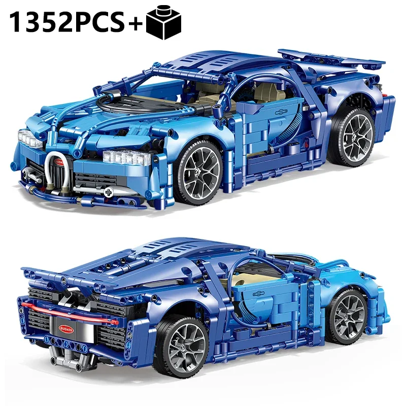1352 PCS MOC Technical 1:14 Bugatti Racing Car Building Blocks Model Hypercar Racing Car Educational Toys for Children boys 3+
1352 PCS MOC Technical 1:14 Bugatti Racing Car Building Blocks Model Hypercar Racing Car Educational Toys for Children boys 3+