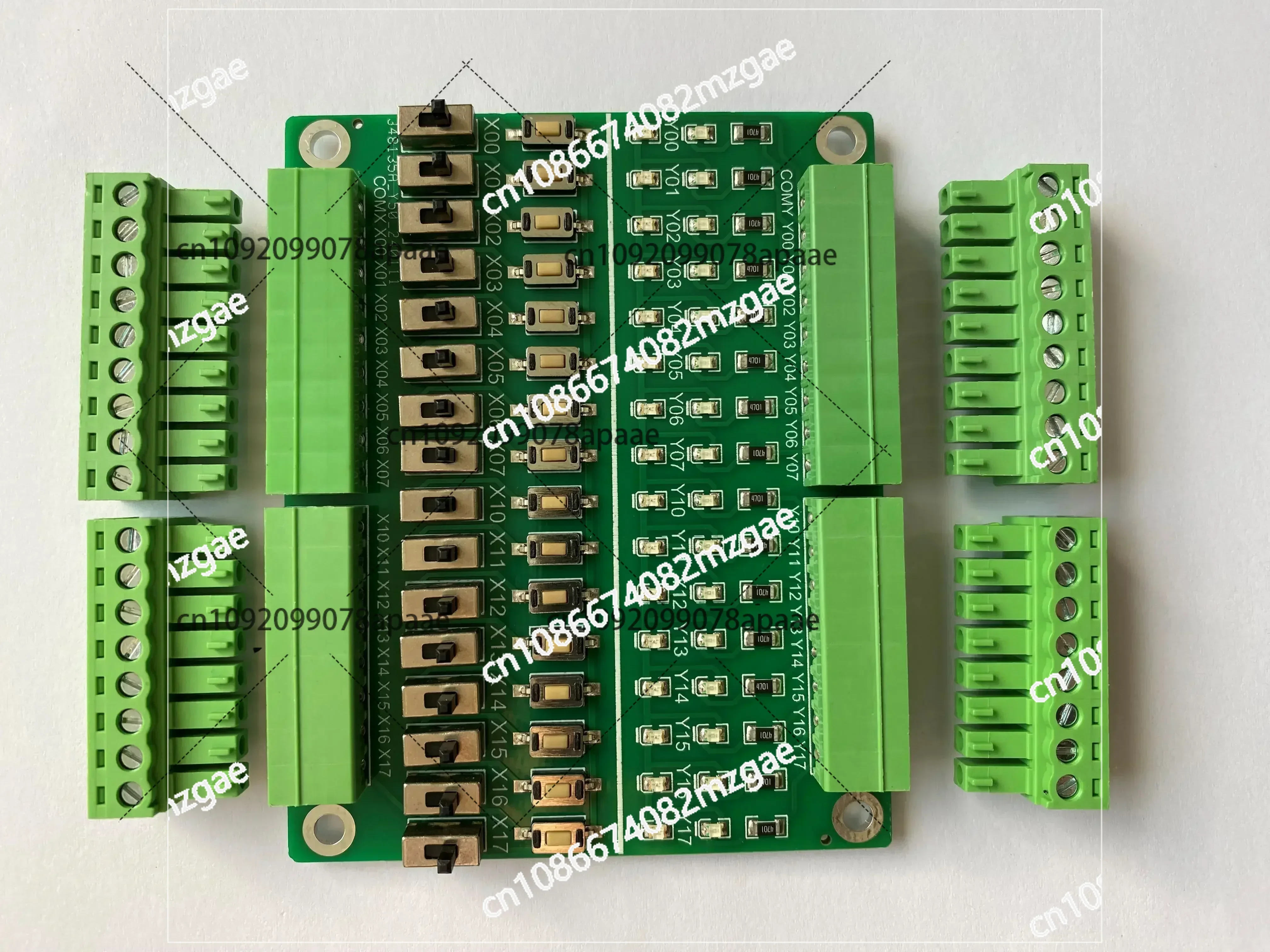 PLC debugging simulation board 16 input/output test board button switch learning module
PLC debugging simulation board 16 input/output test board button switch learning module