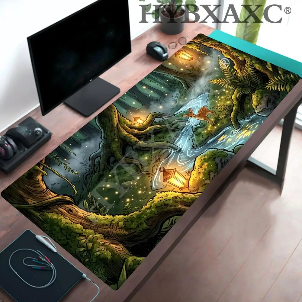 HYBXAXC Enchanted Forest Mouse Cottagecore Woodland Mouse Pad Rubber Stable Smooth Table Mat for Computer Keyboard Home Office
HYBXAXC Enchanted Forest Mouse Cottagecore Woodland Mouse Pad Rubber Stable Smooth Table Mat for Computer Keyboard Home Office