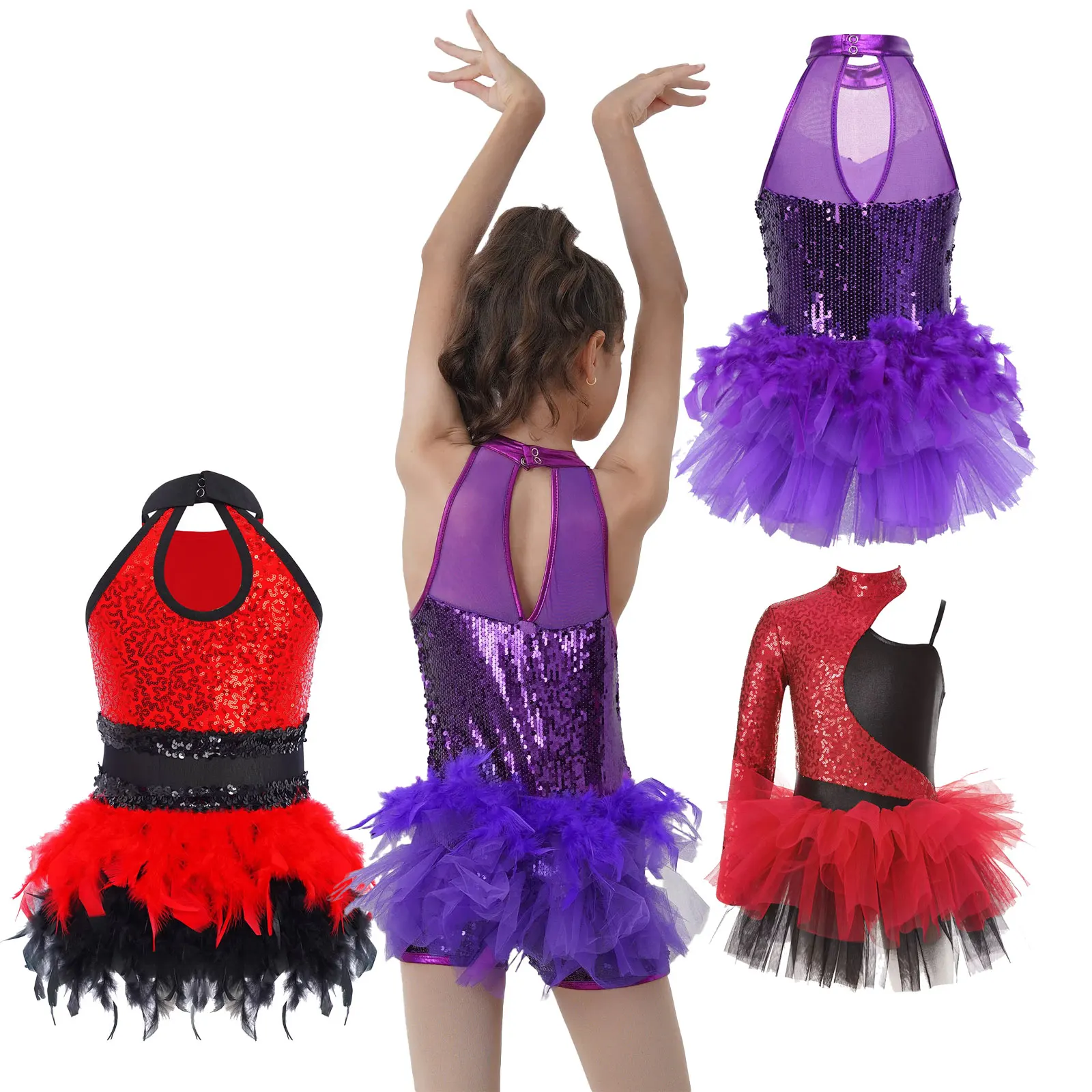 Kids Girls Latin Jazz Cha-cha Tango Samba Rumba Performance Dance Dress Sleeveless Sequin Mesh Feather Tutu Ballet Ska Dancewear
Kids Girls Latin Jazz Cha-cha Tango Samba Rumba Performance Dance Dress Sleeveless Sequin Mesh Feather Tutu Ballet Ska Dancewear