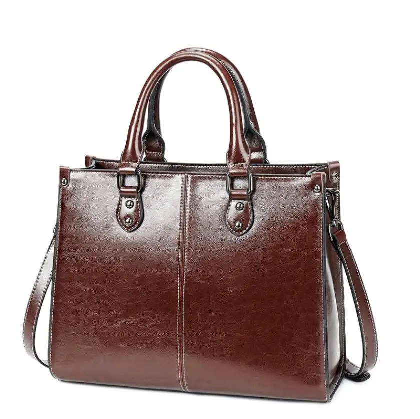 Women Handbag Cross body Shoulder Tote Bag Genuine Leather Shopping Fashion Office Female Real Cowhide Messenger Top Handle Bags
Women Handbag Cross body Shoulder Tote Bag Genuine Leather Shopping Fashion Office Female Real Cowhide Messenger Top Handle Bags