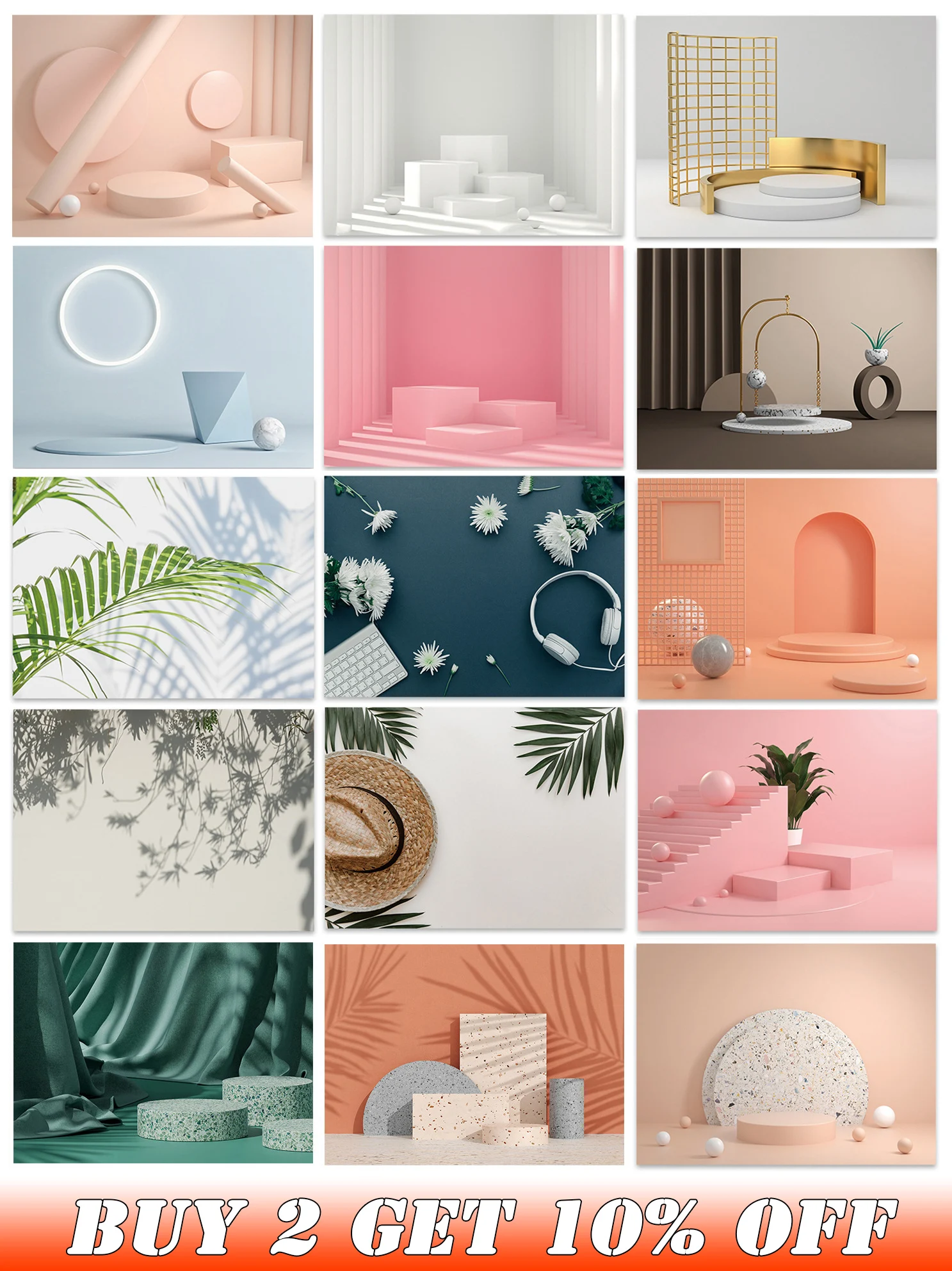 3D Background Paper Photography Props Photo Studio Accessories Desktop Decoration Products Cosmetics Jewelry Shooting Background
3D Background Paper Photography Props Photo Studio Accessories Desktop Decoration Products Cosmetics Jewelry Shooting Background