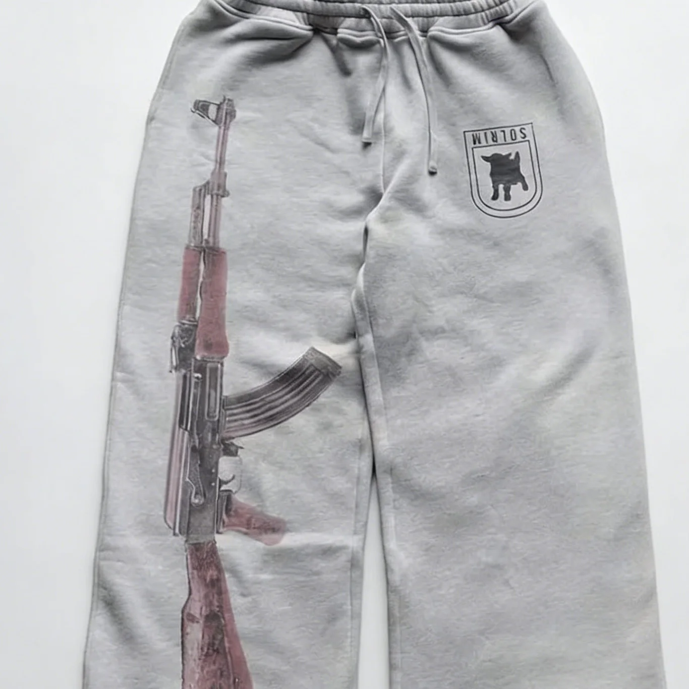 American style dark printed double pants with personalized design at the waist and unisex trendy casual pants
American style dark printed double pants with personalized design at the waist and unisex trendy casual pants