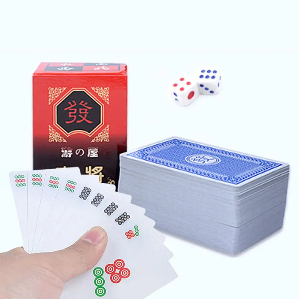 Poker 144 Cards Educational Toys Playing Cards Set Tile Games Party Card Games Mahjong Game Set Board Game Paper MahJong 
Poker 144 Cards Educational Toys Playing Cards Set Tile Games Party Card Games Mahjong Game Set Board Game Paper MahJong