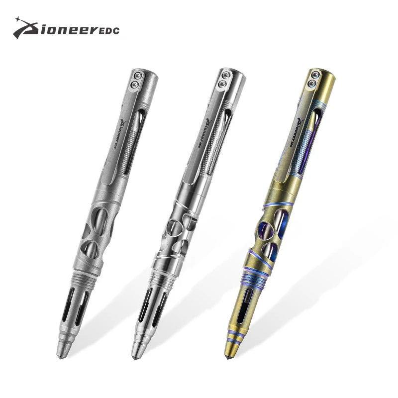 PioneerEDC Titanium Alloy Tactical Pen Multifunctional Broken Window Writing Luxury Pens MenTool EDC Heavy Duty
PioneerEDC Titanium Alloy Tactical Pen Multifunctional Broken Window Writing Luxury Pens MenTool EDC Heavy Duty