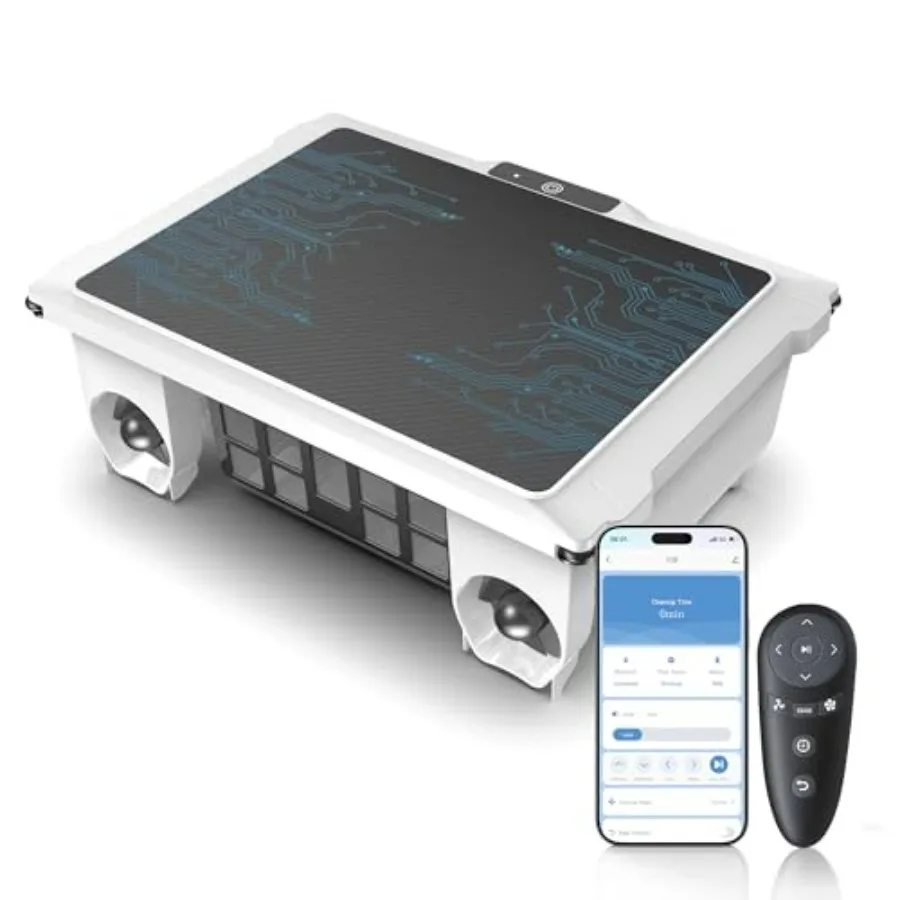 Automatic Robotic Pool Surface Cleaner for Inground Above-Ground Pools, ABS Plastic, Blue, via App Remote Control, 2026 Upgrade
Automatic Robotic Pool Surface Cleaner for Inground Above-Ground Pools, ABS Plastic, Blue, via App Remote Control, 2026 Upgrade
