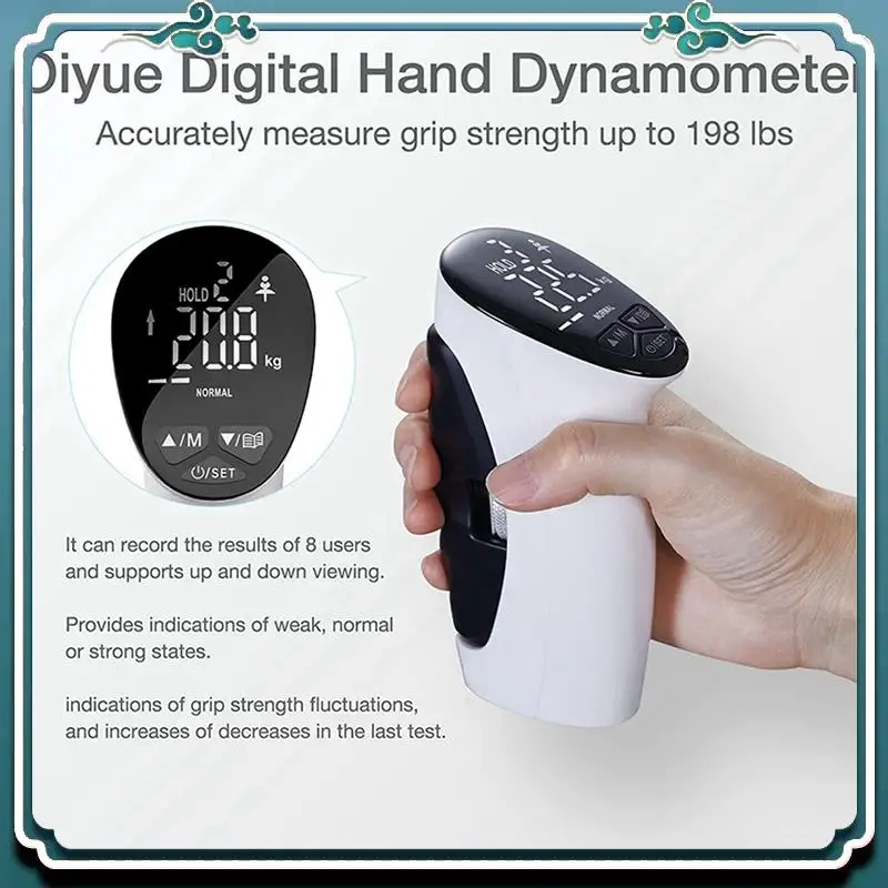 Reliable 2X Grip Strength Trainer, Grip Strength Tester Hand Grip Exerciser Auto Capturing Digital Hand Dynamometer
Reliable 2X Grip Strength Trainer, Grip Strength Tester Hand Grip Exerciser Auto Capturing Digital Hand Dynamometer