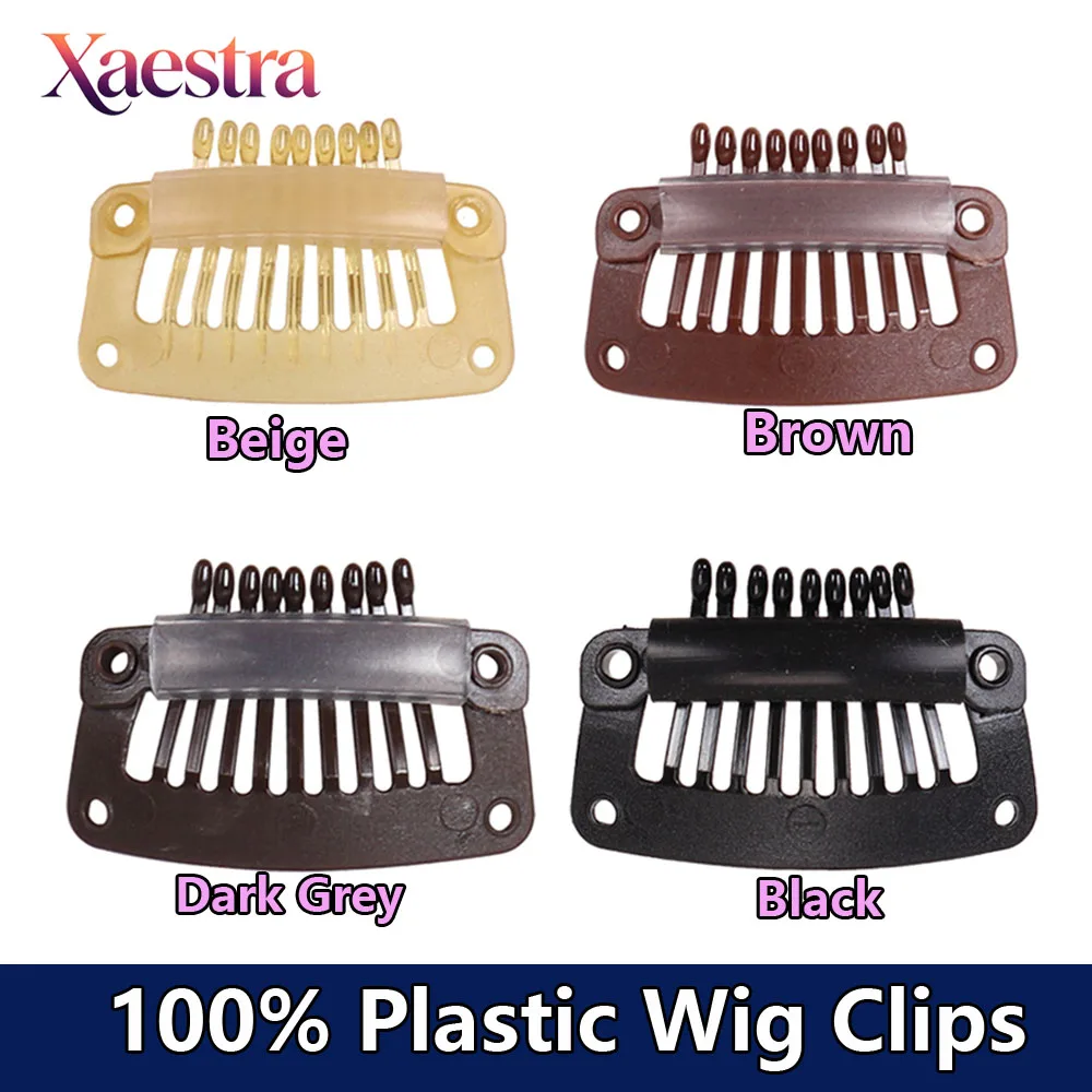 32Mm Wig Clips 100% Plastic Hair Clips Brown Beige Black Wig Combs 6/12/30pcs Hair Extension Clips For Weft Hairpiece Toupee
32Mm Wig Clips 100% Plastic Hair Clips Brown Beige Black Wig Combs 6/12/30pcs Hair Extension Clips For Weft Hairpiece Toupee