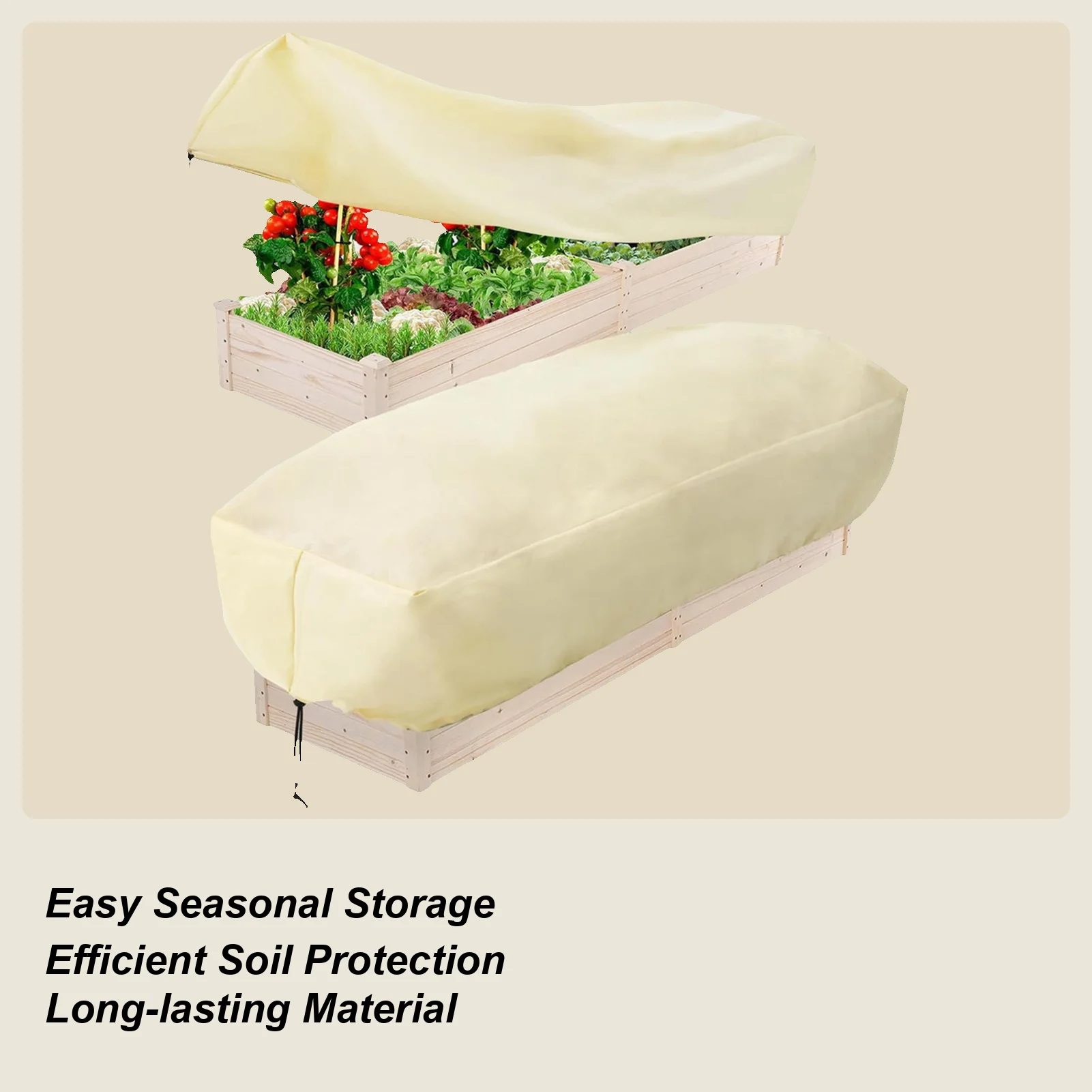 Поднятый садовый чехол, 2-х предметная прямоугольная защита цветов со шнурком, защита от замерзания на открытом воздухе для сада
Поднятый садовый чехол, 2-х предметная прямоугольная защита цветов со шнурком, защита от замерзания на открытом воздухе для сада