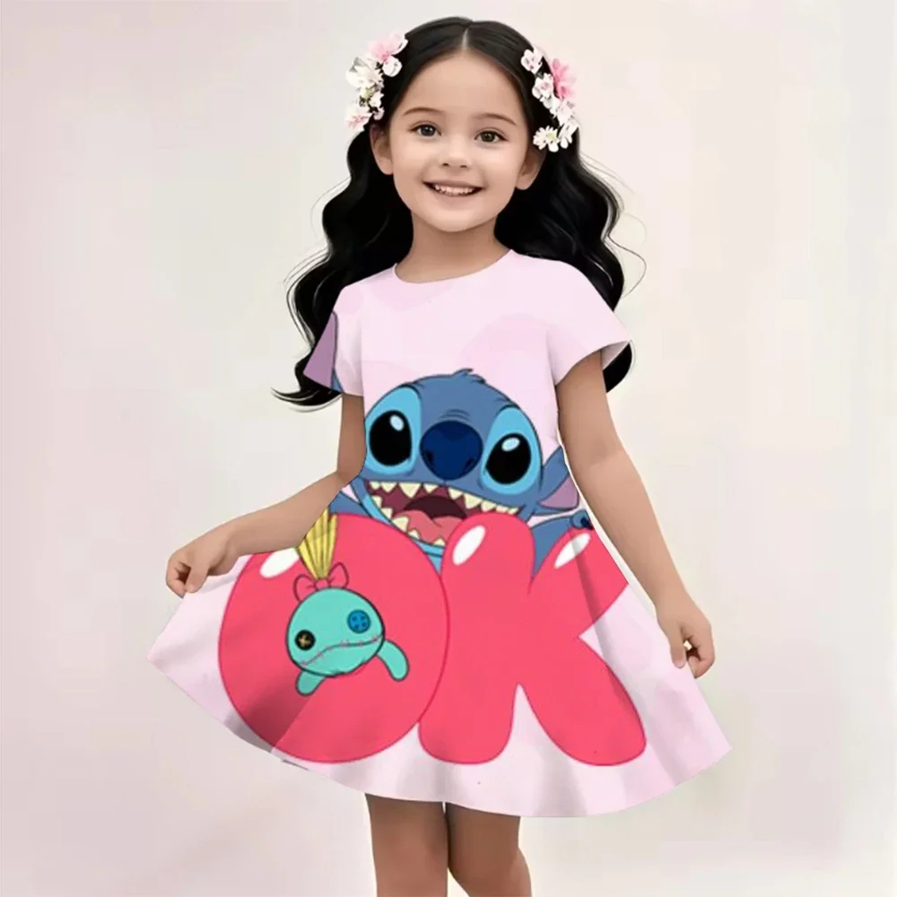 MINISO New Summer Girl Dress Disney Stitch Cute 3D Print Children's Clothing 2025 Cute Fashion Princess Cartoon Comfortable
MINISO New Summer Girl Dress Disney Stitch Cute 3D Print Children's Clothing 2025 Cute Fashion Princess Cartoon Comfortable