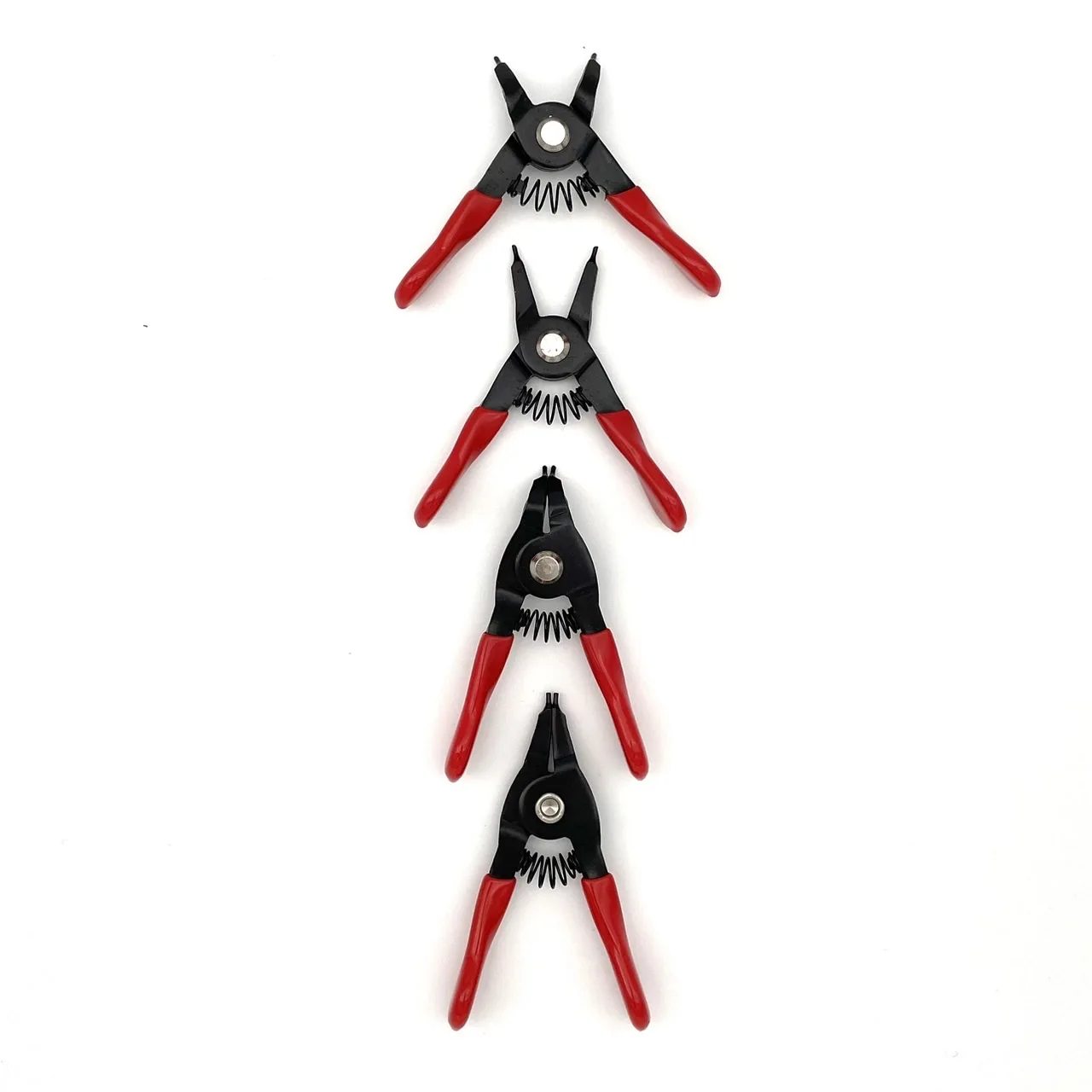 Circlip Tools 4Pcs Metric Chrome Vanadium Mini Snap Ring Plier Set with Plastic Molded Handle Industrial Grade OEM
Circlip Tools 4Pcs Metric Chrome Vanadium Mini Snap Ring Plier Set with Plastic Molded Handle Industrial Grade OEM