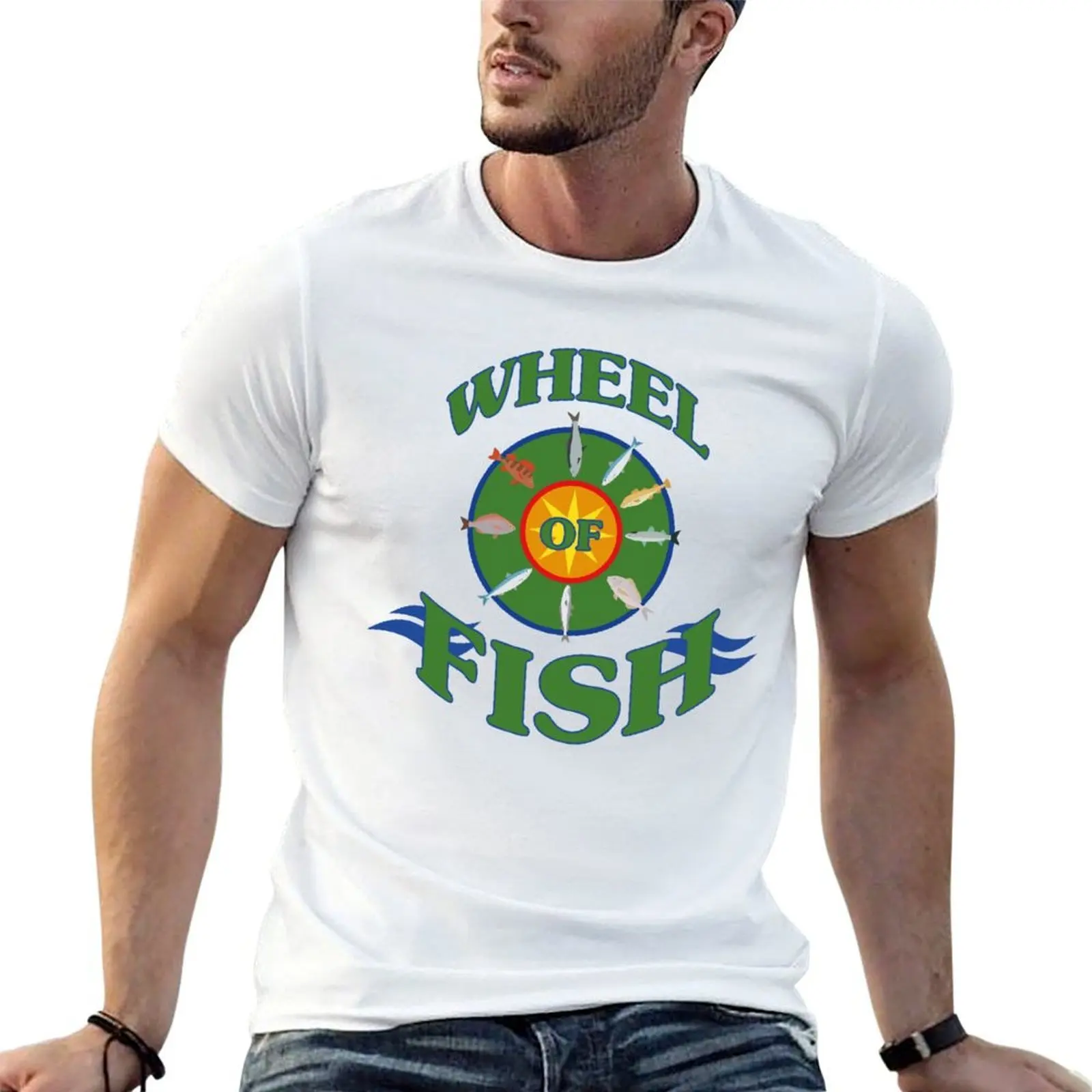 Wheel of Fish T-Shirt graphic t shirts for man man t shirts cotton man t shirt luxury T-shirt
Wheel of Fish T-Shirt graphic t shirts for man man t shirts cotton man t shirt luxury T-shirt