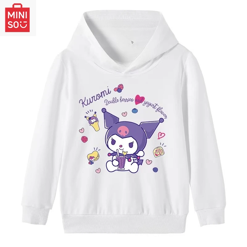Милая мультяшная толстовка Sanrio с черным красивым принтом, повседневная модная толстовка, осенне-зимняя уличная теплая толстовка с капюшоном для девочек
Милая мультяшная толстовка Sanrio с черным красивым принтом, повседневная модная толстовка, осенне-зимняя уличная теплая толстовка с капюшоном для девочек