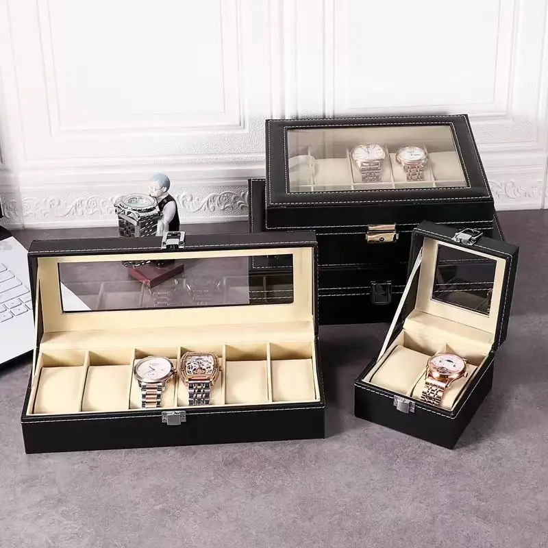 Leather Watch Display Box with Clear Top 2/3/6/10/12 Slots Watch Organizer for Wristwatch Storage & Collection Ready in Stock
Leather Watch Display Box with Clear Top 2/3/6/10/12 Slots Watch Organizer for Wristwatch Storage & Collection Ready in Stock