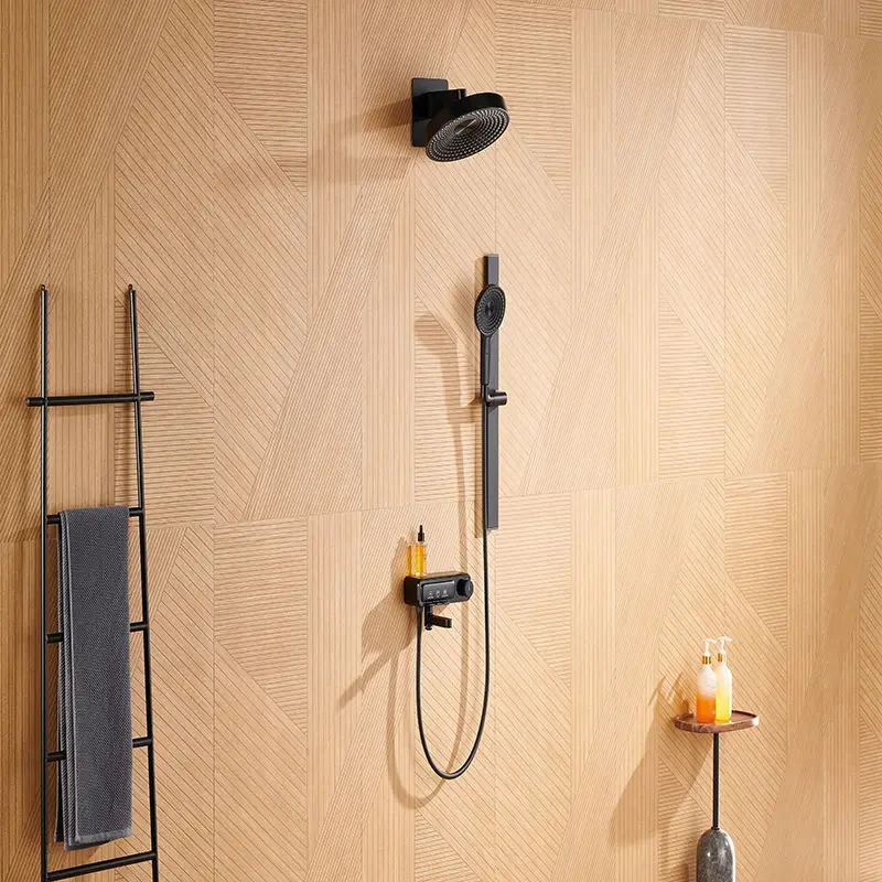 Luxury piano style shower bathroom faucet system brushed gold top soft hidden spray chrome polishing rain spray
Luxury piano style shower bathroom faucet system brushed gold top soft hidden spray chrome polishing rain spray