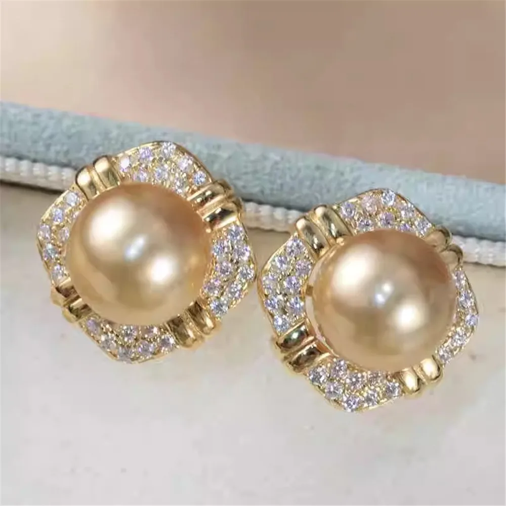 DIY Pearl Accessories New S925 Sterling Silver Diamond-encrusted Light Luxury Earrings Empty Tray Classical Exquisite Temperamen
DIY Pearl Accessories New S925 Sterling Silver Diamond-encrusted Light Luxury Earrings Empty Tray Classical Exquisite Temperamen