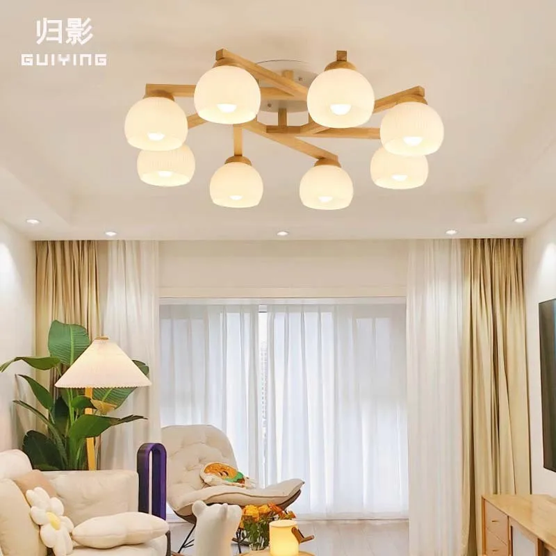 Living room lights Nordic log wind lamps Simple modern atmosphere Japanese solid wood bedroom lights
Living room lights Nordic log wind lamps Simple modern atmosphere Japanese solid wood bedroom lights