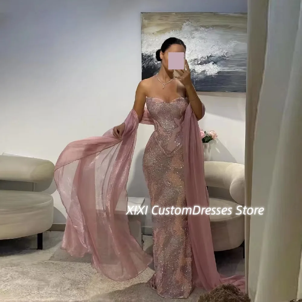 Column Prom Dresses Sweetheart Customize Women'S Evening Dresses Floor-Length Sequins Formal Occasion Dresses Zipper Up Sleevele
Column Prom Dresses Sweetheart Customize Women'S Evening Dresses Floor-Length Sequins Formal Occasion Dresses Zipper Up Sleevele