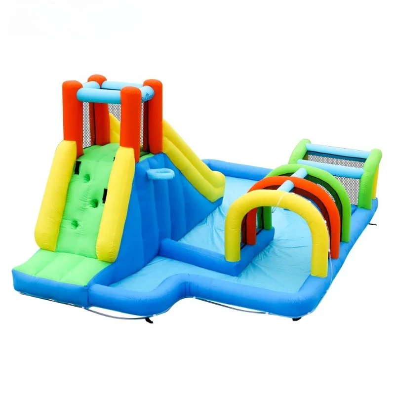 household inflatable castle indoor and outdoor water play small inflatable castle children's playground jumping bed slide
household inflatable castle indoor and outdoor water play small inflatable castle children's playground jumping bed slide