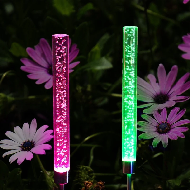 Solar RGB Acrylic Bubble Stick LED Lights, Waterproof Outdoor Colorful Fairy Lamp for Garden Lawn Yard Patio Decoration
Solar RGB Acrylic Bubble Stick LED Lights, Waterproof Outdoor Colorful Fairy Lamp for Garden Lawn Yard Patio Decoration