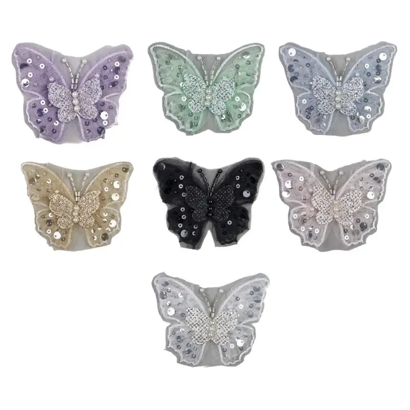 Butterfly Applique Glittering Butterfly Enhancement For Fabric Leather DIY
Butterfly Applique Glittering Butterfly Enhancement For Fabric Leather DIY