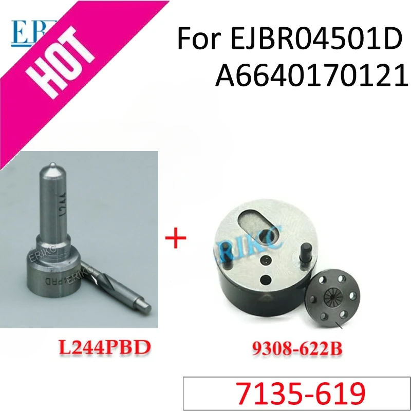 7135-619 Common Rail Injector Repair Kits Control Valve 9308-622B Nozzle L244PRD for Ssangyong EJBR04501D A6640170121
7135-619 Common Rail Injector Repair Kits Control Valve 9308-622B Nozzle L244PRD for Ssangyong EJBR04501D A6640170121